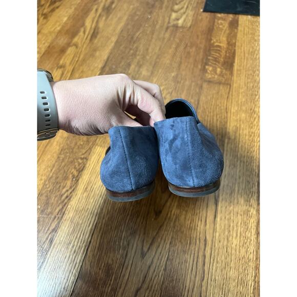 Vince Navy Suesde Loafer Size 5 - Picture 7 of 8